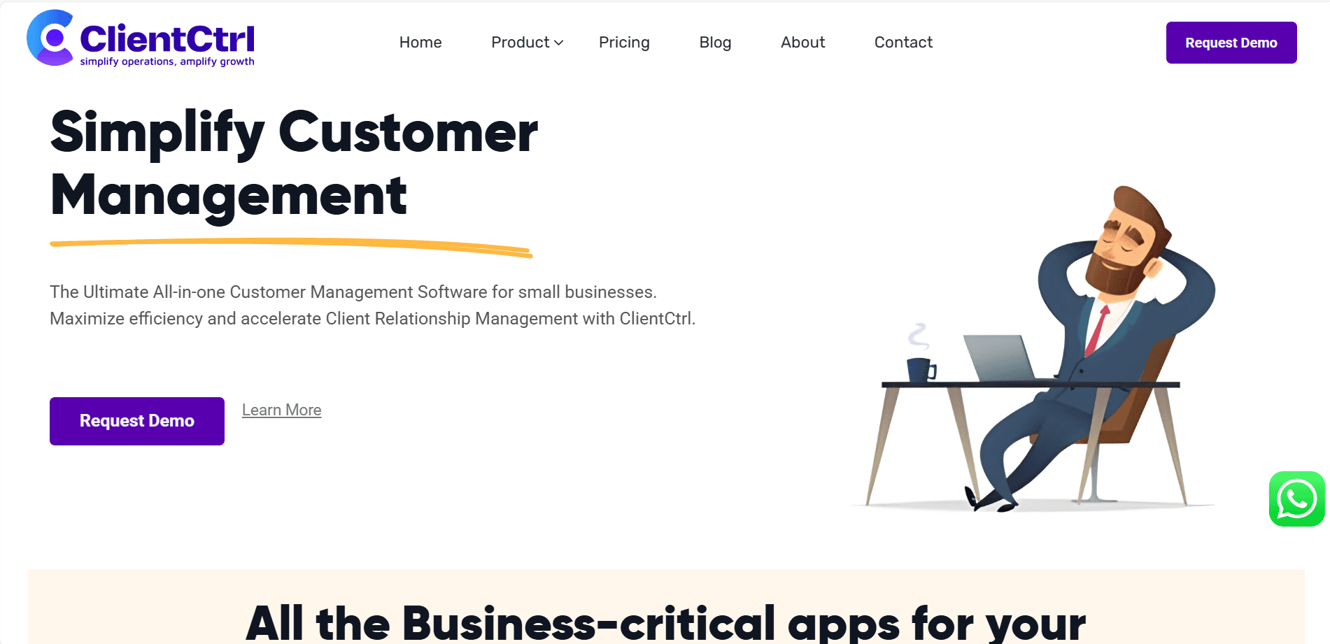ClientCtrl · Client relationship management